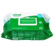 CLINELL Universal 2in1 Cleaning & Disinfectant Wipes x 200