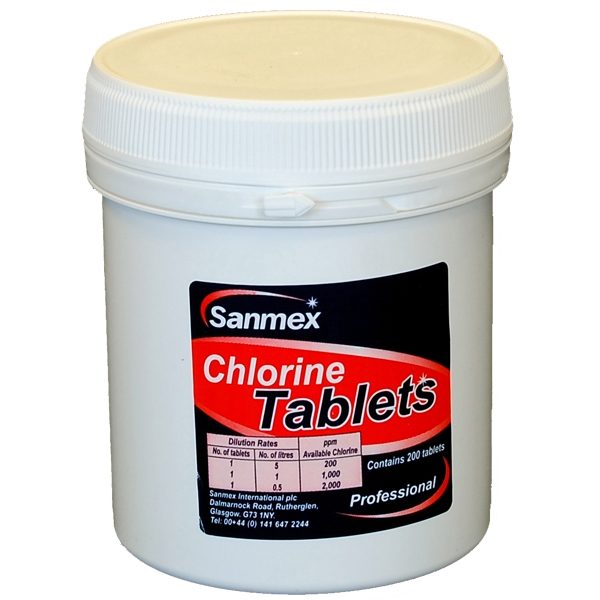 chlorine tablets