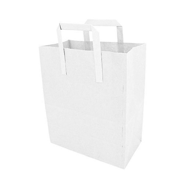 white sandwich paper bag